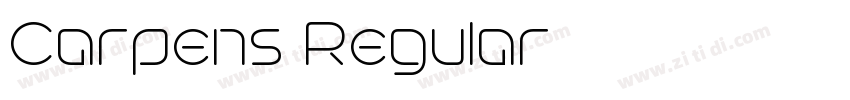 Carpens Regular字体转换